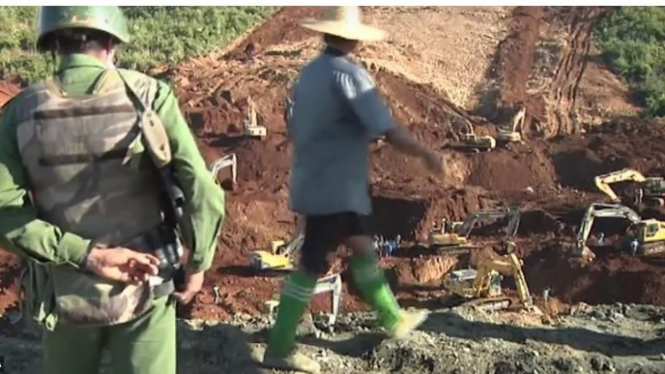 Longsor di Tambang Giok Terbesar di Myanmar
