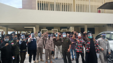 Tolak RUU HIP, ormas geruduk kantor DPRD Sulsel