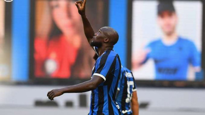 Striker Inter Milan, Romelu Lukaku.
