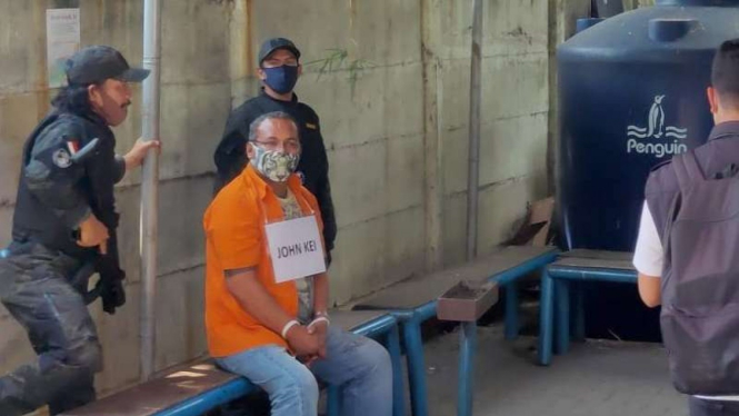John Kei mengikuti rekontruksi kasus penyerangan 