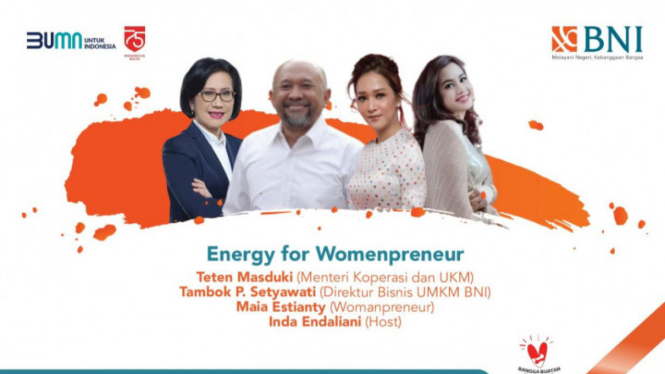 Mompreneur Penopang Ekonomi Keluarga di Masa Krisis. (FOTO: BNI)