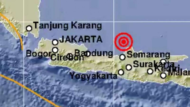 Gempa magnitudo 6,1 guncang Jepara, Jateng.
