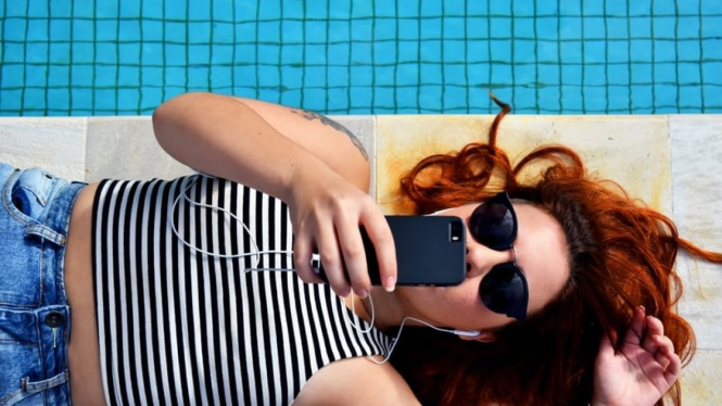 Ilustrasi selfie.