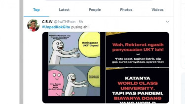 #UnpadKokGitu jadi trending