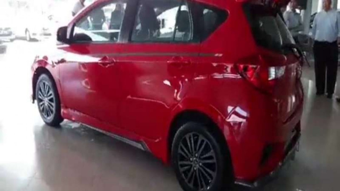 Tampilan Daihatsu Sirion yang dijual di Brunei Darussalam