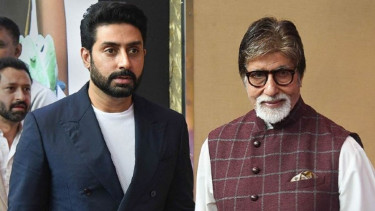 Abhishek Bachchan dan Amitabh Bachchan.