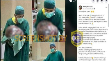 Hoax suntik KB sebabkan kista ovarium