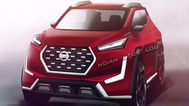 Rendering mobil baru Nissan Magnite