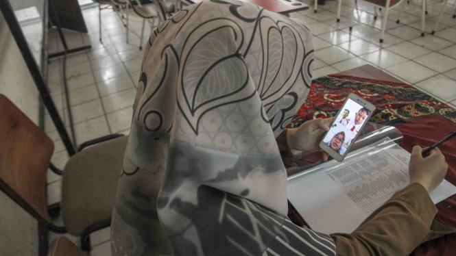 Hari pertama sekolah di tengah pandemi Covid-19 (foto ilustrasi)