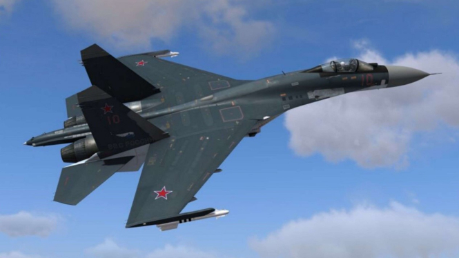 VIVA Militer: Pesawat Jet Tempur Sukhoi SU-35