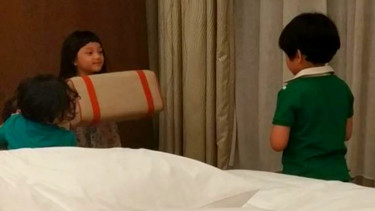 Interaksi Rafathar dengan Arsy Hermansyah