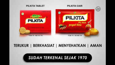 Pilkita suplemen herbal pegal linu. 