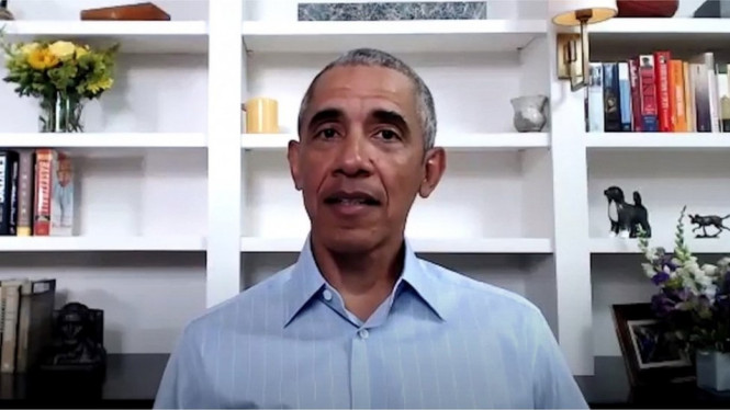 Akun Twitter Barack Obama adalah salah satu yang disasar peretas.-AFP/GETTY IMAGES