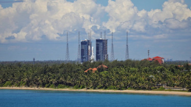 Detik-detik peluncuran Tianwen-1 ke Planet Mars.