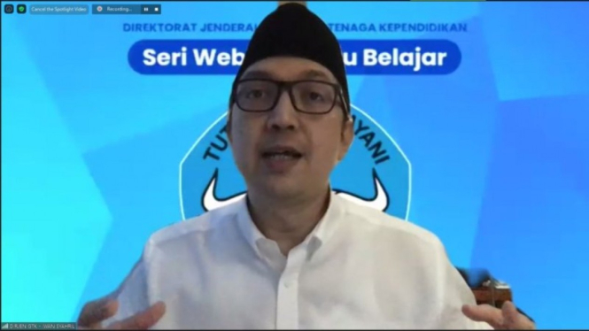 Direktur Jenderal Guru dan Tenaga Kependidikan Kemendikbud, Iwan Syahril