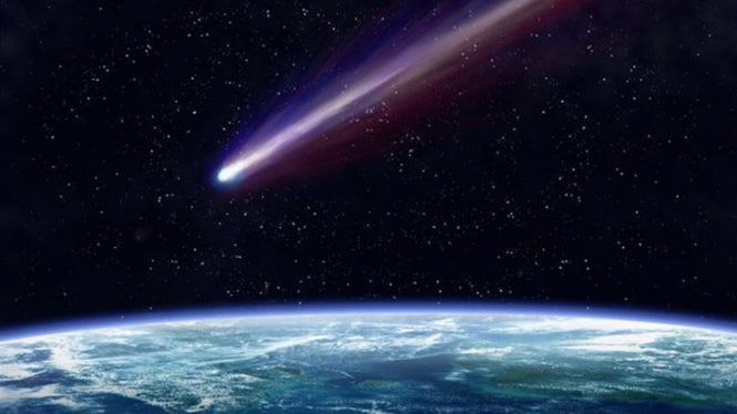 Benda luar angkasa / satelit / asteroid / komet.
