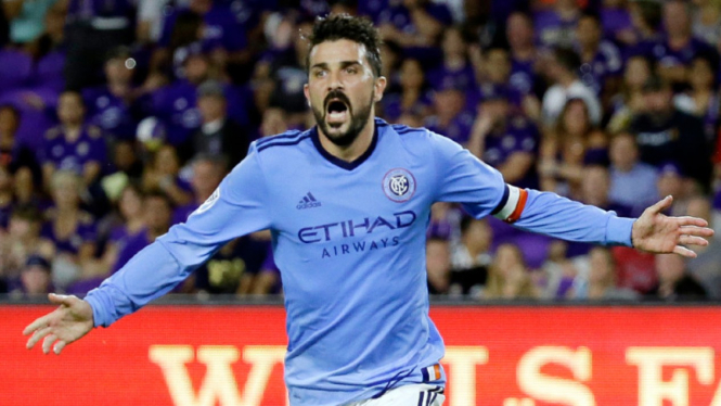 Eks striker Barcelona dan New York City, David Villa
