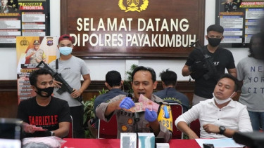 Sindikat peredaran uang palsu ditangkap Polres Payakumbuh