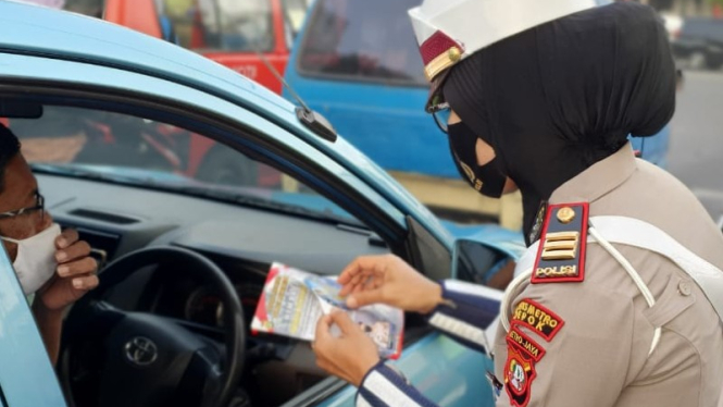 Operasi Patuh Jaya di Depok.