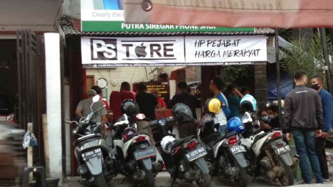 Penampakan Toko PS Store di Jakarta Timur.