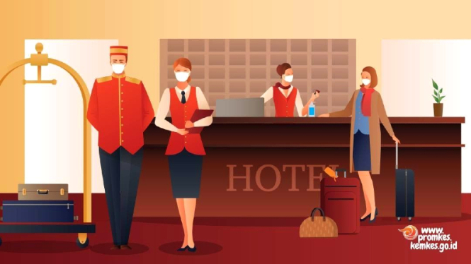 Penerapan protokol adaptasi kebiasaan baru di hotel/tempat penginapan