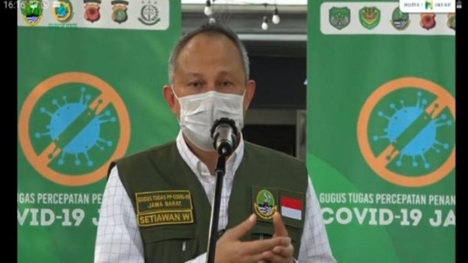 Sekretaris Daerah (Sekda) Pemerintah Provinsi Jawa Barat, Setiawan Wangsaatmaja
