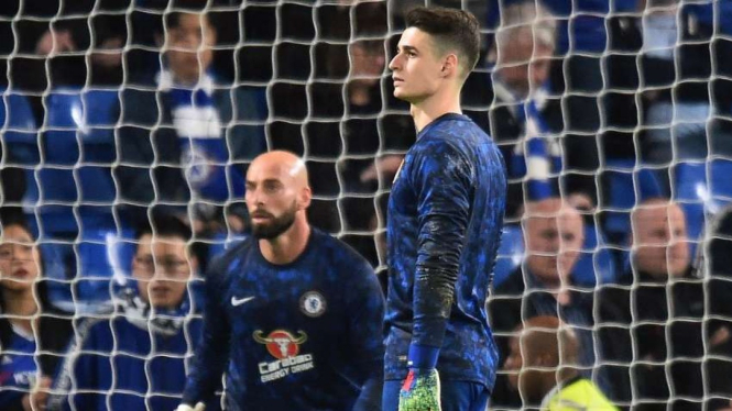 Willy Caballero dan Kepa Arrizabalaga