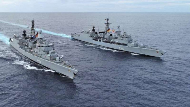 VIVA Militer: Kapal perang Jerman, Frigate Lubeck F214.