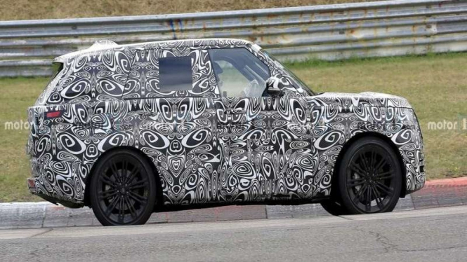 Range Rover terbaru tertangkap kamera diuji di sirkuit