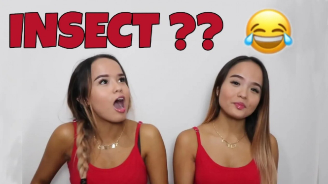 Selebgram kembar Christy dan Carly Connell lagi viral lantaran kata Insect
