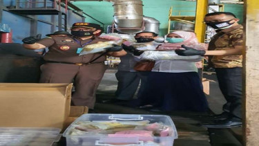 Pemusnahan barang bukti oleh Kejari Batam