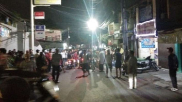 Tawuran warga Cipinang Muara, Jakarta Timur, Jumat, 7 Agustus 2020.