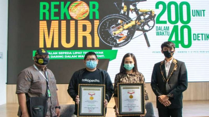 Rekor MURI penjualan sepeda tercepat