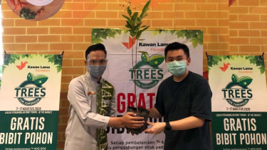 Program gratis tanam pohon dari Living World Alam Sutera.