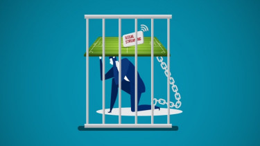 Ilustrasi streaming ilegal siaran langsung sepakbola