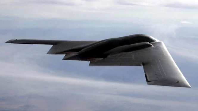 VIVA Militer: Pesawat pembom B-2 Spirit militer Amerika Serikat (AS)