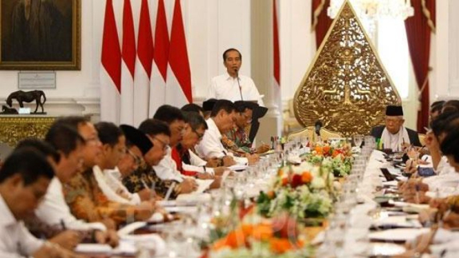 Rapat Terbatas Presiden Jokowi. (Foto ilustrasi)
