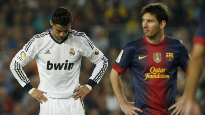 Cristiano Ronaldo versus Lionel Messi