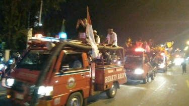 Ribuan umat Islam gelar pawai menyambut tahun baru Islam 1442 Hijriah