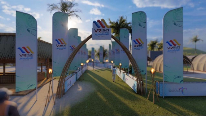 VR Run Series Mandalika 2020.