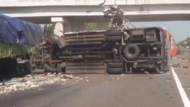 (Ilustrasi) Kecelakaan Maut di Tol Cipali.