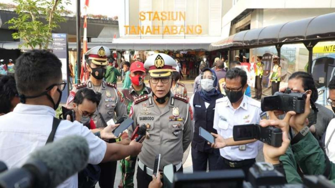 Direktur Lalu Lintas Polda Metro Jaya Kombes Sambodo Purnomo Yogo.
