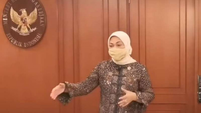 Menteri Ketenagakerjaan Ida Fauziah