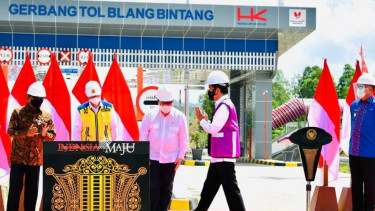 Presiden Joko Widodo Saat Peresmian Tol Sigli-Banda Aceh Seksi 4