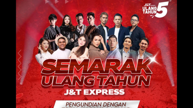 Semarak Ulang Tahun J&T Express. 