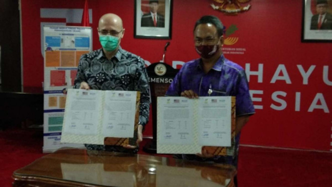 Kemensos dan IOM bekerja sama atasi korban perdagangan manusia.