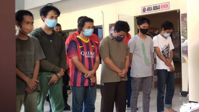 Pelaku pembacokan hingga tewas satu warga Kebon Sirih.