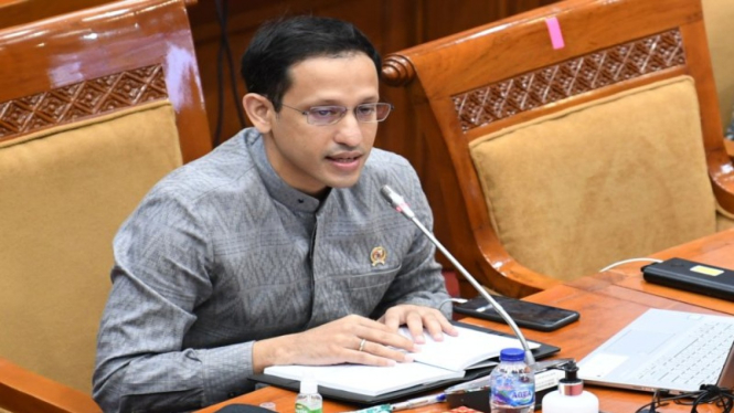 Mendikbudristek Nadiem Makarim.