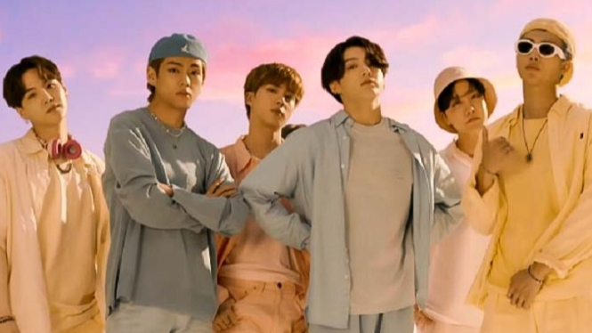 BTS, salah satu grup K-pop idola.