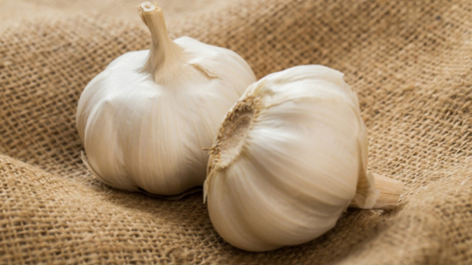 Bawang putih.
